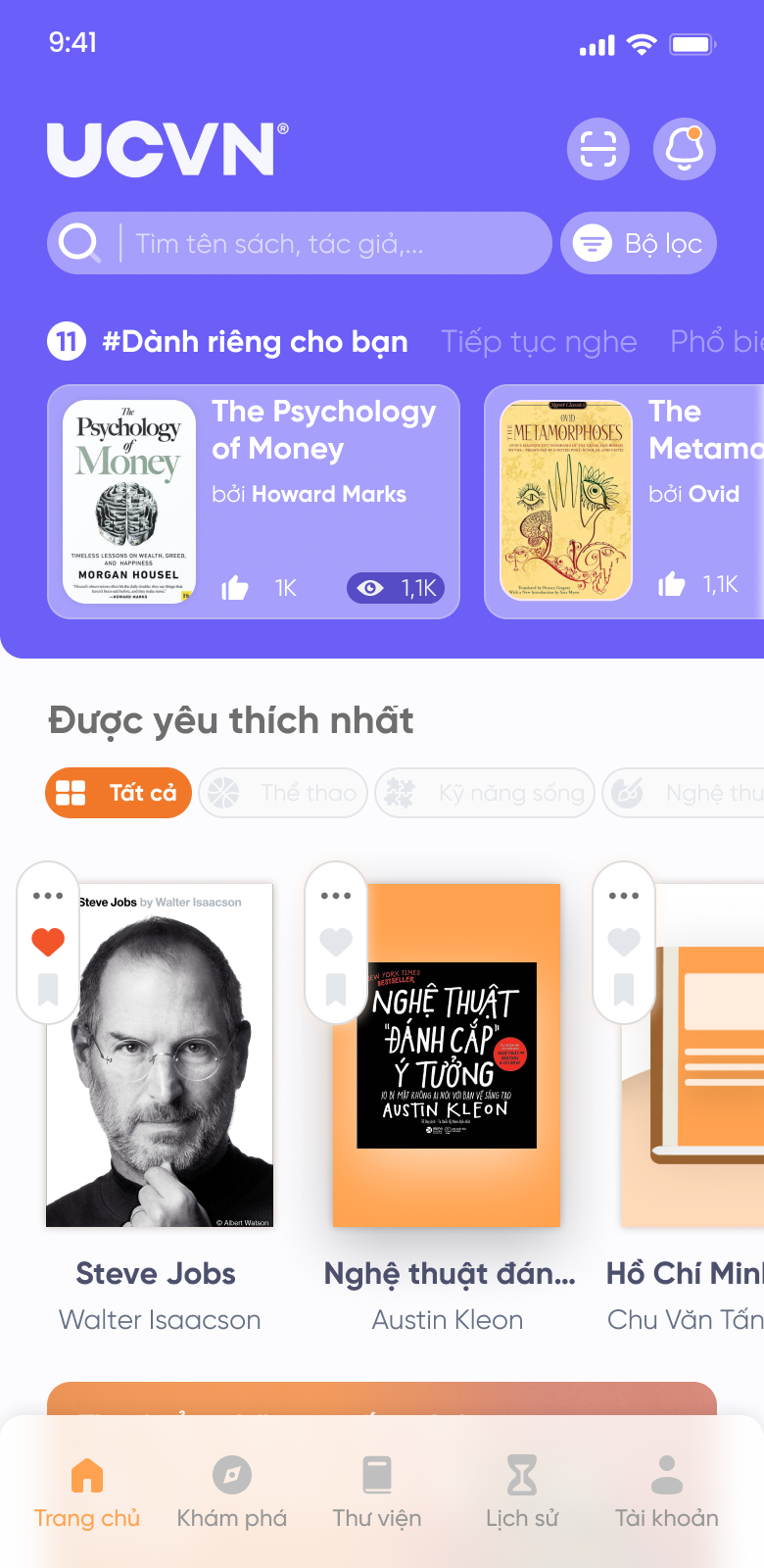 Mobile app UI mockup